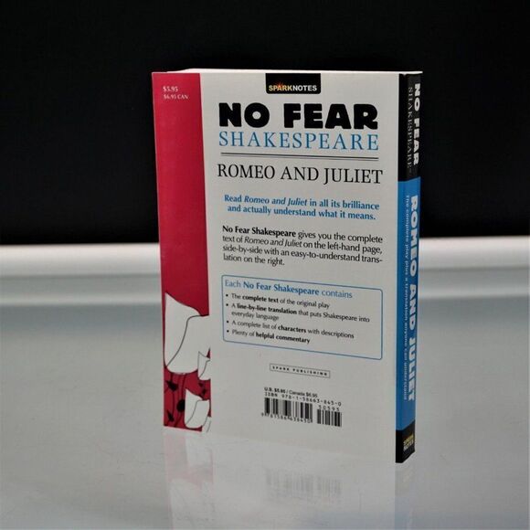 No Fear Shakespeare Romeo and Juliet by William Shakespeare and SparkNotes 2003 - Picture 3 of 9